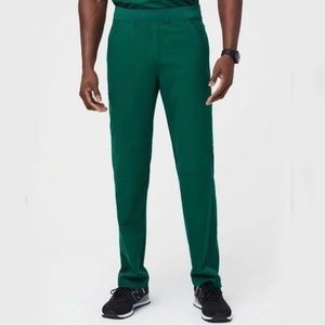 EUC FIGS Hunter Green Axim scrub pants